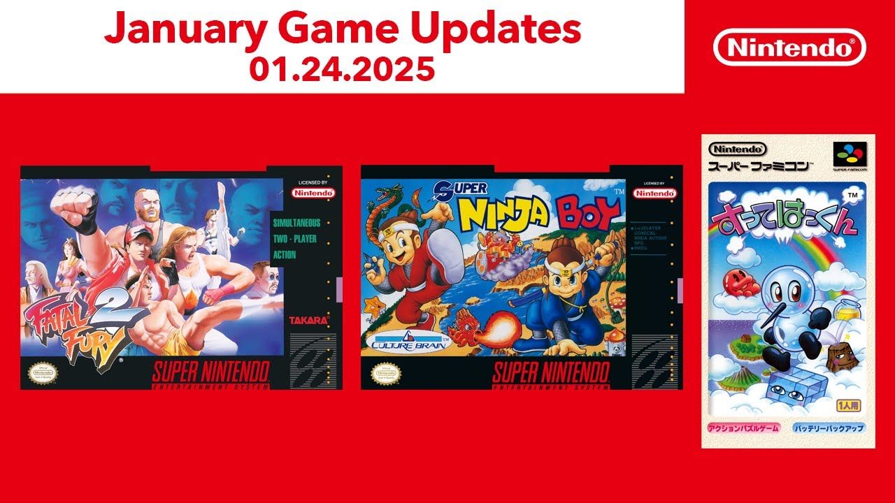 Nintendo Switch Online: Die Spiele im Januar