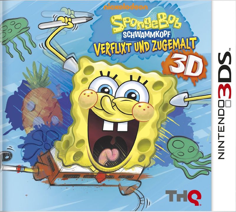 SpongeBob Schwammkopf - Verflixt und zugemalt 3D Cover