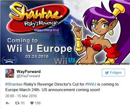Shantae: Risky?s Revenge Director?s Cut bekommt Release-Termin
