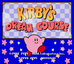 Kirby`s Dream Course