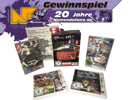 20 Jahre Nintendofans.de Gewinnspiel