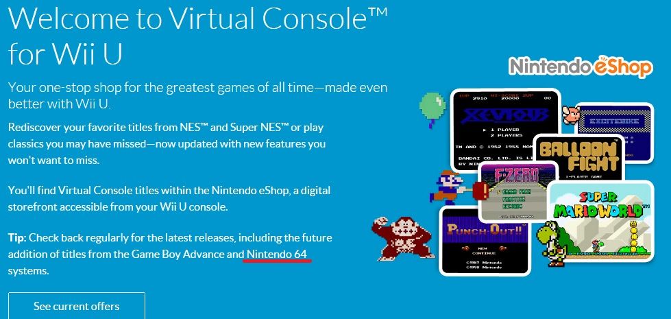 Wii U-Virtual Console: Nintendo 64-Spiele im Anmarsch?