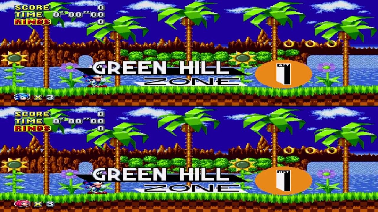 Sonic Mania: Multiplayer-Gameplay